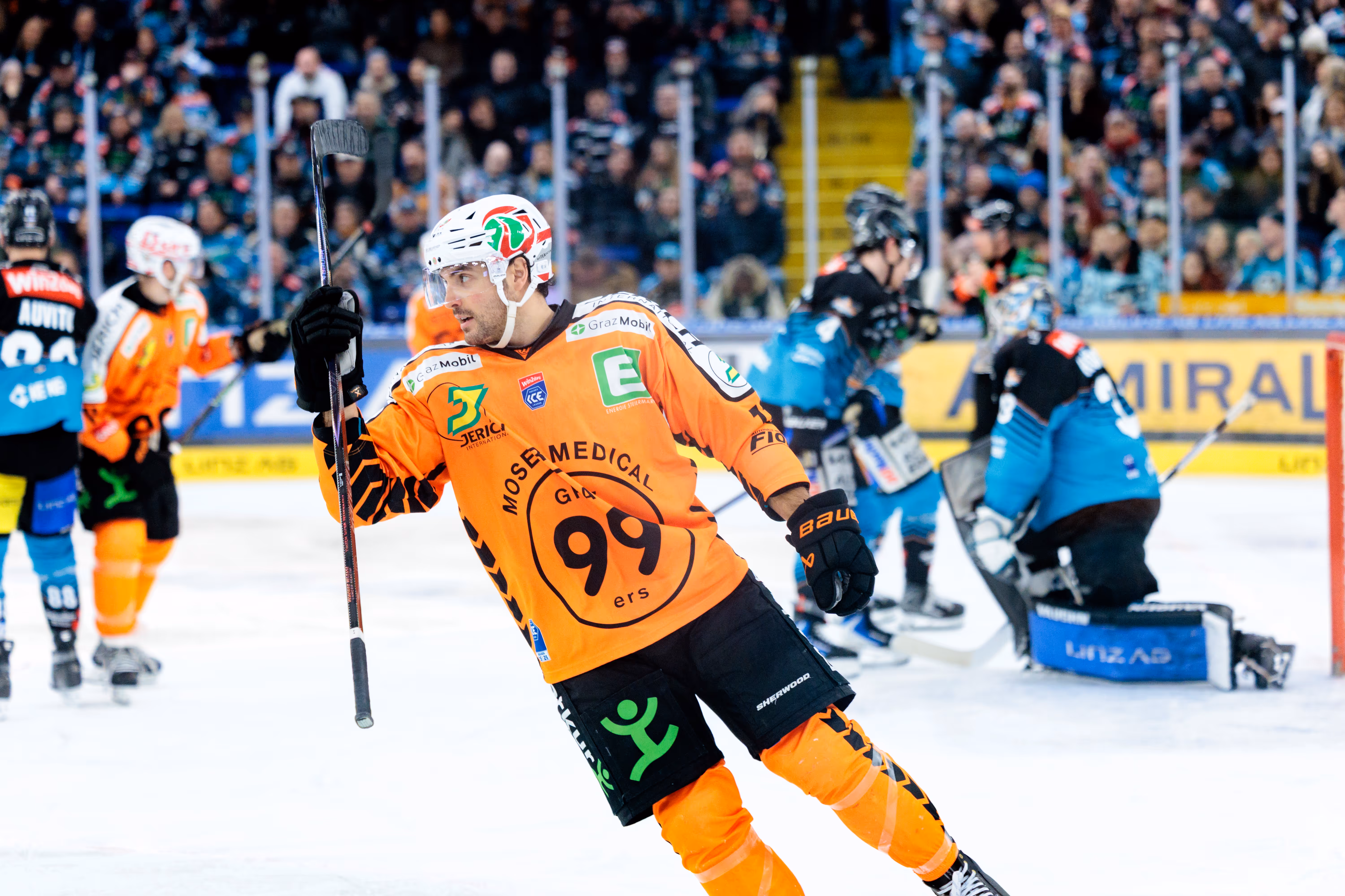 Grazer 99ers sichern sich Platz Eins mit Auswärtssieg in Linz